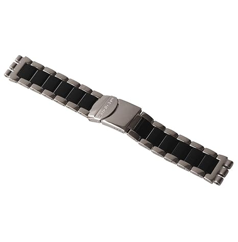 Swatch Armband 19mm Edelstahl 'SECRET THOUGHT BLACK' AYCS551G