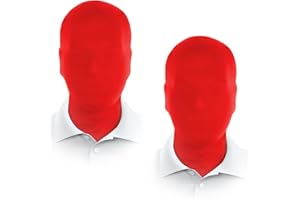 JEGERMIG 2 Pieces Black Full Face Kanye Mask for Halloween Adult Faceless Morph Head Cloth Costume