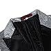 Mens Tails Slim Fit Tailcoat Sequin Dress Coat Swallowtail Dinner Party Wedding Blazer Suit Jacket Silver