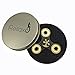 Rellaxe Anti-Anxiety Black & Gold Hand Spinner Helps Focusing Black Fidget Spinner [Not 3D] Premium Quality EDC Focus for Kids & Adults -Stress Reducer Relieves ADHD Anxiety Fidget Toy Bearing Si3N4