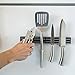 Master Magnetics Magnetic Tool Holder/Magnetic Knife Holder, 12-inch Double-Sided Magnet Strip, Mount on Metal Surface (Black) 07577