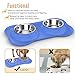 Pawaboo 2 Pack 43in Washable Guinea Pig Playpen Pad for Dogs, Pet Hexagon Mats Reusable Dog Playpen Liner, Small Animals Cage Tent Pee Pad with Soft Fleece, Blue