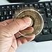 Fidget Hand Play Spinner Toys, 2017 Brighting Chrome Steel Ball Counterweight 360 High Speed Decompression Focus Gifts for Children Adults Spin 3-5 Mins (Gold)