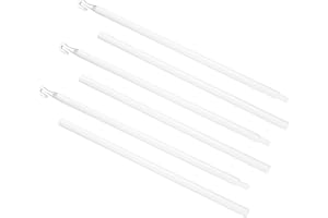 uxcell 3Pcs 24" Blinds Wand Replacement, Combinable Blinds Tilt Wand with Seal Hook, Vertical Blind Rod Stick for Window Curt