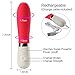 Vibrator 7 Powerful Speeds Rechargeable Waterproof Medical Grade Silicone Wand