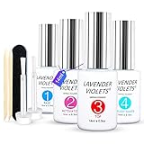 Dip Powder Gel Liquid Set with Activator, Base Top