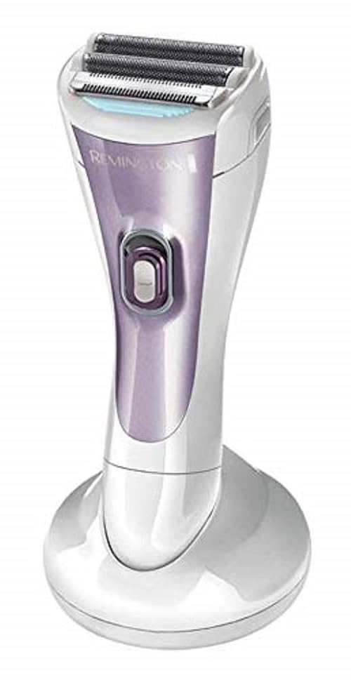 Remington Cordless Electric Lady Shaver for Women (Rechargeable, 30 Minute Usage, Wet & Dry, Showerproof, Moisturising Strip with Aloe Vera, Bikini Attachment, Storage Pouch, Cleaning Brush) WDF4840