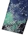 Laksmi Tunic Tops For Juniors, Womens Long Sleeve Tunic Shirts Tie Dye Business Dressy A Line Blouse Tops,Blue Green XX-Large