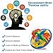 WETONG Puzzle Ball 3D Interactive Maze Ball Game (16cm,6.3'') with 100 Challenging Barriers 3D Labyrinth Maze Ball Kids Toys Magical Brain Teasers Puzzle Ball