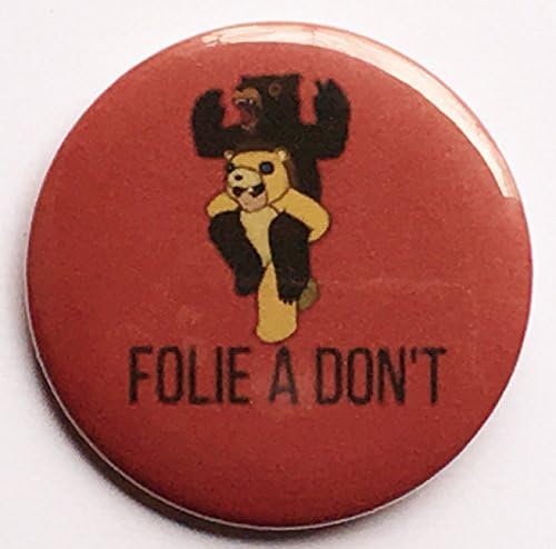 Fall Out Boy Folie A Don't 2.25 Inch Pinback Button