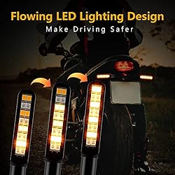 iFunyLED 2PCS Flowing LED Motorcycle Turn Signal
