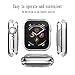 KTcpt Case for Apple Watch Series 4 Screen Protector 44mm, iWatch TPU All-Around Protective Case High Defination Clear Ultra-Thin Cover for Apple Watch Series 4 Smartwatch (Clear, 44MM)