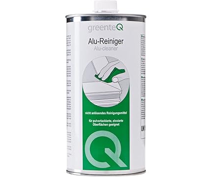 greenteQ Alu-Reiniger 1 Liter Aluminium Reiniger Fenster Türen Aluminiumreiniger