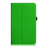 Dragon Touch S8, Dragon Touch i8 Pro / I8, iRULU eXpro X1S, Fusion5 8 Inch Tablet Folio Case - Fintie Premium PU Leather Stand Case Cover with Stylus Holder, Green