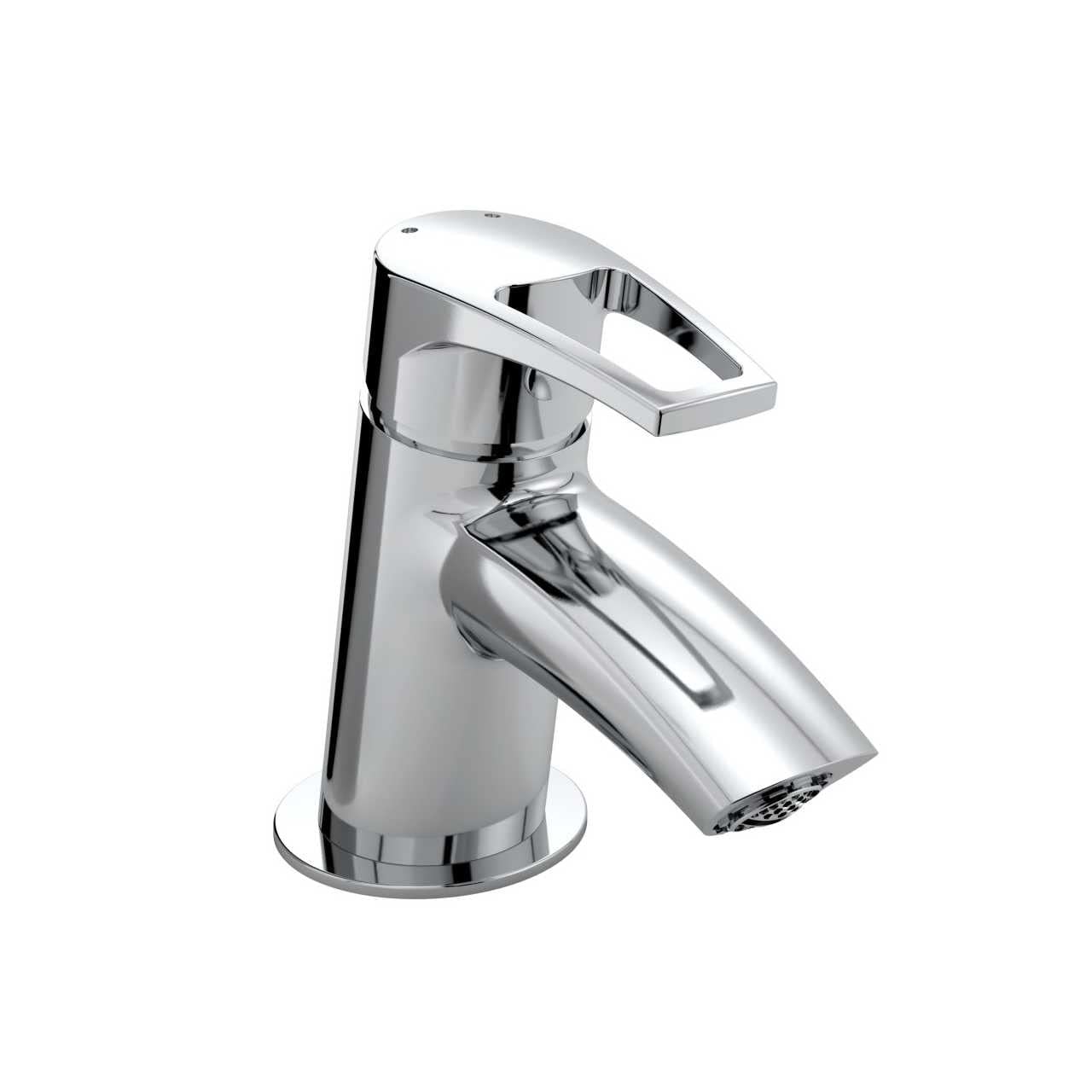 Smile Small Basin Mixer - Chrome, Silver