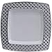 Diamond Collection Elegant China-like Disposable Plates, 7.6