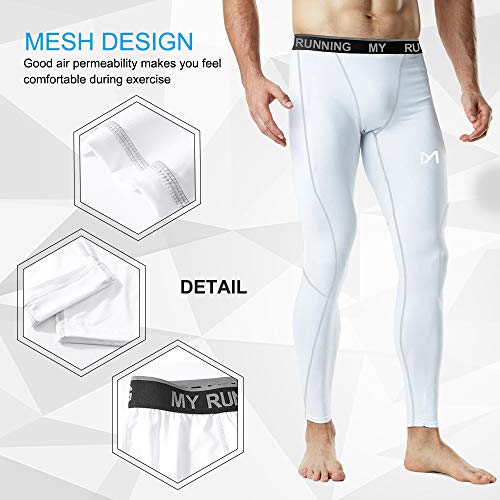 MEETYOO-Kompressionshose-Herren-Sport-Leggings-Atmungsaktiv-Fitness-Strumpfhosen-Funktionswaesche-Pants-Unterhose-Lang-fuer-Laufen-Wandern-Radfahren