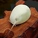 ELEGIANT Set of 3 Natural White Jade Egg for Kegel Exercise Pelvic Floor Muscles Vaginal Exercise Yoni Egg Ben Wa Ball Health Care for women gift