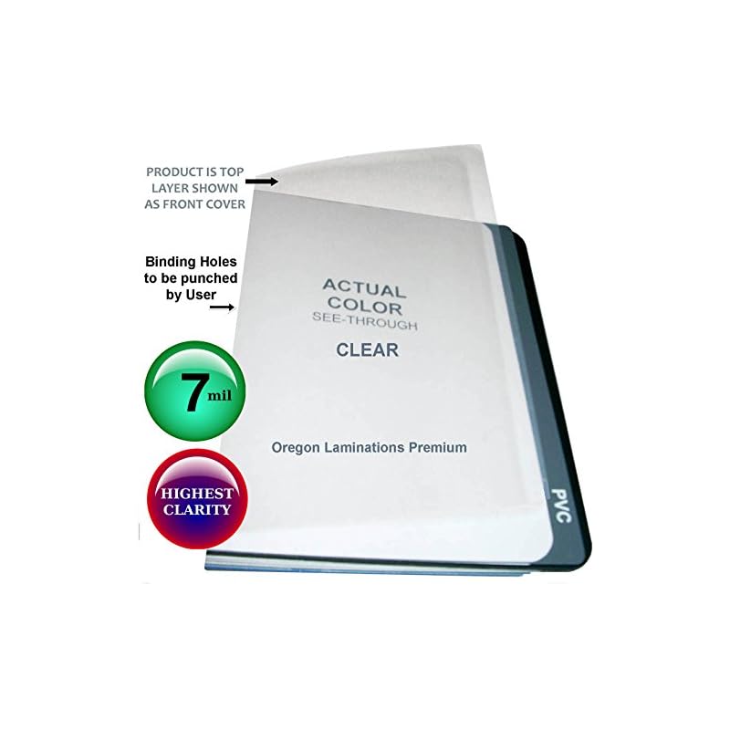 Clear Plastic Report Covers 7 Mil 81/2 x 11 Binding Sheets Qty 100 2023 reviews Whydis