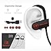 Wireless Bluetooth Headphones, Mesuvida IPX7 Waterproof Best Playing Earphones Sweatproof with Microphone HD Stereo Cordless Ear Earbuds for Gym Running 9 Hour Sport Time Noise Cancelling Headsets