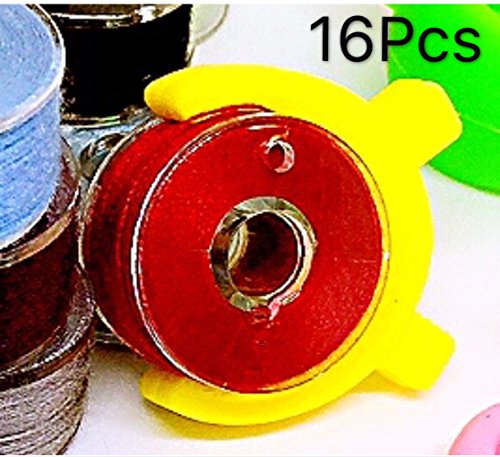 16 Pcs Bobbin Holders Clamps Clips Best Bobbin Buddies for Embroidery, Quilting and Sewing Thread PeavyTailor