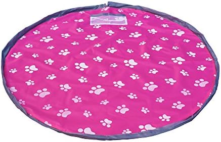Toy Storage Bags, Children's Floor Mats, Game Kits And Picnic Shoulder Bags, 59-inch Multi-Purpose Quick-Duty Portable Toy Bag With Drawstring (Pink)