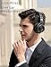 COWIN E7 PRO [2018 Upgraded] Active Noise Cancelling Headphones Bluetooth Headphones with Microphone Wireless Headphones Over Ear - Black (Renewed)