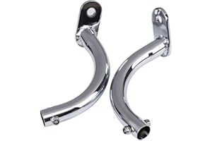CELOMT Saddle Bags Saddlebag Guard Eliminator Brackets Supports Fit For Harley Touring Electra Glide FLHT 1997-2008 Road King Road Glide 1993-2013 (Chrome)