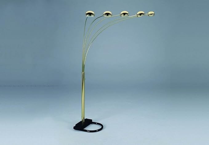 blue and gold floor lamp