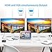 Type C Hub, ProCIV USB C to HDMI VGA Adapter with 3xUSB 3.0 Power Delivery Port SD/TF Card Slot 3.5mm Audio Port for New MacBook Pro/MacBook Air 2018 Samsung Dex for Galaxy S10/S9/S8
