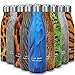 Insulated Stainless Steel Water Bottle - Endangered Species Edition - Metal Thermo Style Bottles Great For Sports, Gym, Kids - Keeps Drinks Hot & Cold - 17 Oz Large