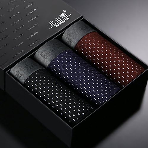Underpants Underwer Bamboo Fiber Briefs Men's Mesh Sexy Silk Pants 3pcs,c,xxxl Greatlpk