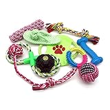 Dog Toys 10 Pack Gift Set, Variety Puppy Toys For Small to Medium Dogs Chewing