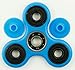 TSAAGAN Hands Spinner Focus Toy Fidget Spinner Black Ceramic Stainless Steel Hybrid Bearings Spinner SS-Blue