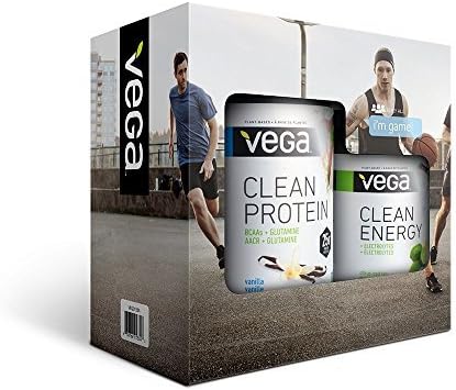 Vega Clean Protein Powder + Clean Energy Bundle, Vanilla by Vega Sport