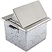 ENERLITES Square Pop-Up Floor Box Kit, 4.7