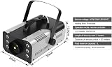 UKing Fog Machine 1200W with 6 RGB LEDs Wireless Remote 1L 8m Spray view 3
