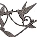 DEWEL Hanging Plant Bracket, Hummingbird Plant Hangers Outdoor Iron Hanging Baskets for Plants Decorative Wall Plant Hooks Brid Feeder Hanger Hook Hangers for Flower Basket Pot Lantern Wind Chime