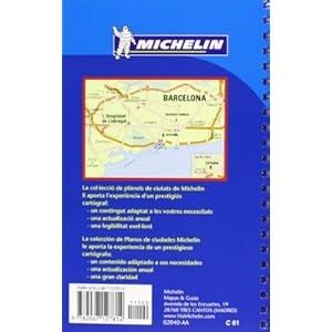 Plano Barcelona en espiral (Planos Michelin)