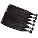 6 Bundles Extensions Hair Brazilian Straight Human Hair Weave Bundles Virgin Hair 50g/pcs