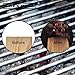 T-REX GRILL Wooden BBQ Grill Scraper 17 inches All-Natural Barbecue Grill Brush Bristle-Free Pine Wood Round Hand Grips