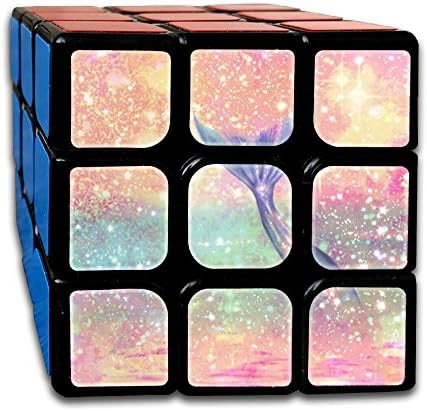 Glitter Pink Mermaid 3x3 Smooth Speed Magic Rubiks Cube Magic Cube Puzzles Puzzles Toys