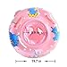 StillCool Baby Pool Float Infant Swimming Ring with Canopy Shade for 1 to 3 Years Old Kids (Light Pink)