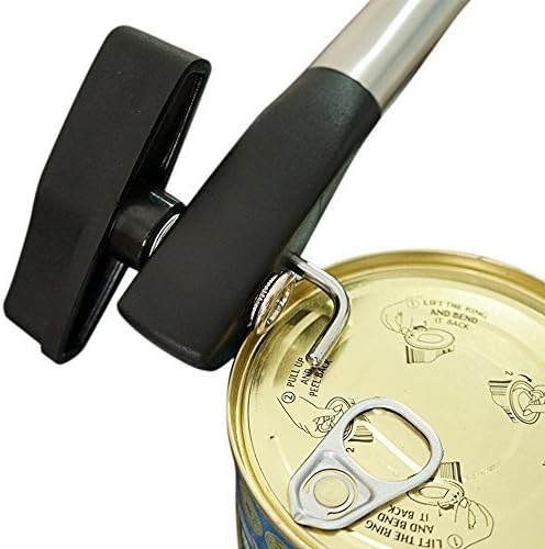 Can Opener-Manual Stainless Steel Anti Slip Smooth Edge Good Cook Cut Side with Soft Grips Handle Cans tin Lid Lifter Kitchen Collection by WYgroup