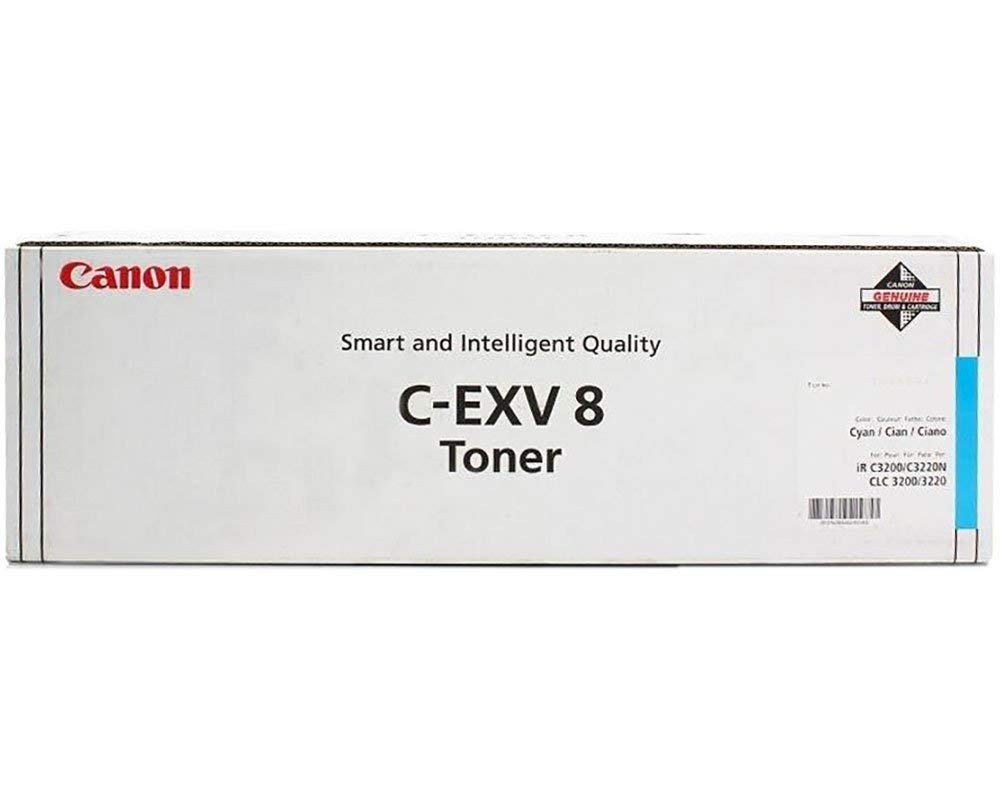 Canon C-EXV 8 (rebadged GPR11 GPR-11 ) - laser toner printer copier cartridge - 1 x blue cyan - CEXV-8 CEXV8 for - IRC 3220 IRC 3200 IRC 2620 IRC3220 IRC3200 IRC2620