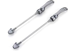 VIARON MTB Quick Release Axle Front and Rear Mountain Bike Skewer Set Aluminum Alloy Bicycle Wheel Skewers Hub QR Lever