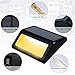 Solar Step Lights Outdoor - Amei 6 LED Solar Deck Lights, Solar Garden Lights, Solar Outdoor Lights Wall Mount, Waterproof Security Lamps for Decks Stairs Patio Pathway Fence (Warm White) (8 Pack)