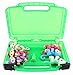 Life Made Better Toy Storage Organizer - Fits 6 Interactive Baby Monkeys - Durable Carrying Case- Green