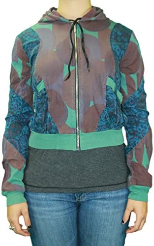 Custo Barcelona Women's Multi-Color Turmix Zip-Up Hoodie 691094