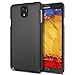 Spigen Ultra Fit Galaxy Note 3 Case with Rubbery Fell Non Slip Grip Matte for Galaxy Note 3 - Smooth Black
